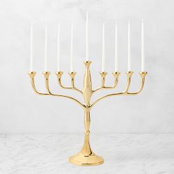 OPEN BOX: Williams-Sonoma Menorah, Gold