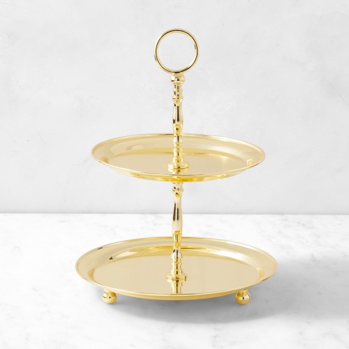 Heirloom Gold 2-Tiered Stand