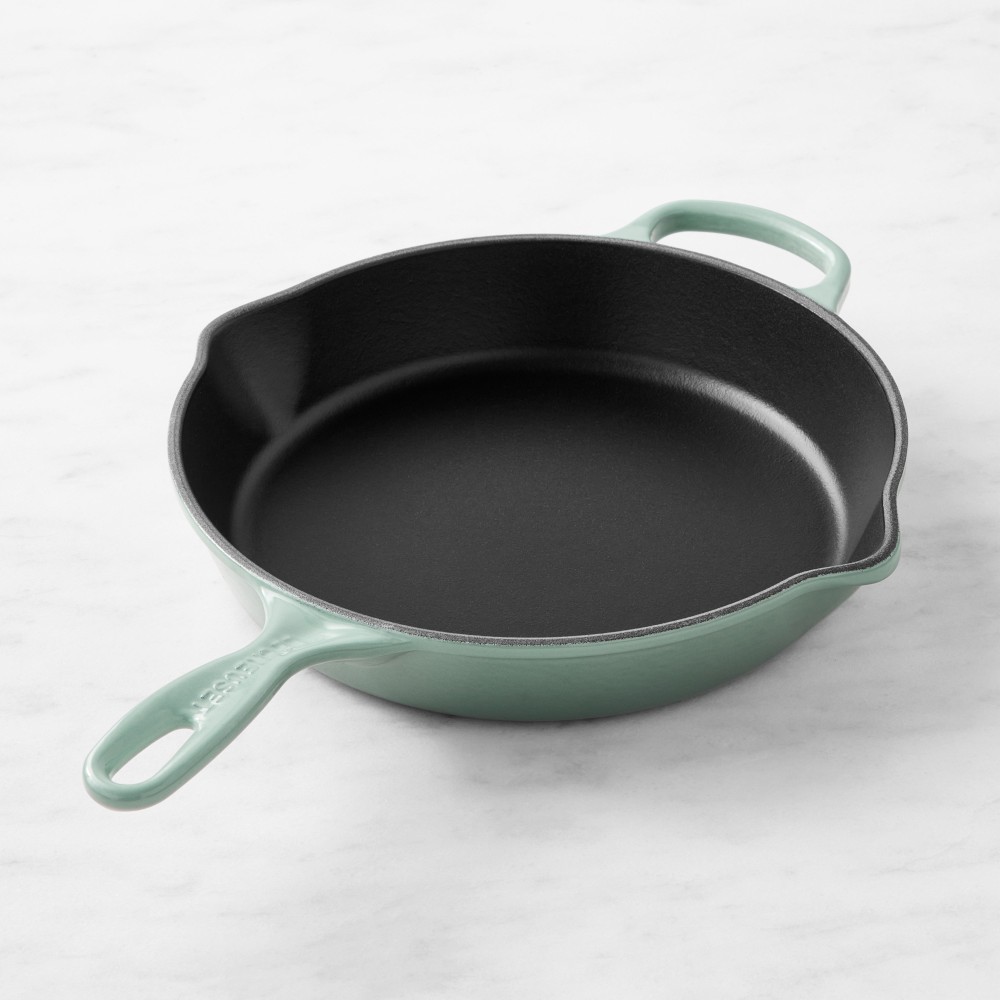 Le Creuset Signature Enameled Cast Iron Deep Skillets - 10", Sea Salt