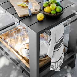 Larnaca Metal Bar Cart (38.5")