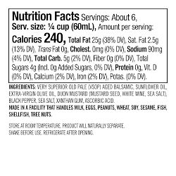 Williams Sonoma Salad Dressing, VSOP Balsamic Vinaigrette