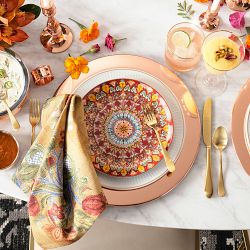 Diwali Salad Plates, Set of 4