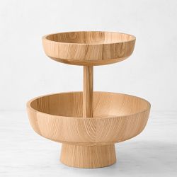 Hold Everything Two-Tiered Fruit Bowl