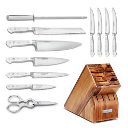 WÜSTHOF Classic Knife Block, Set of 12, White