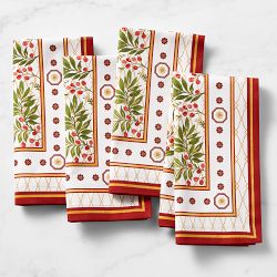 Noel Floral Napkins, Set of 4