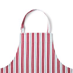 Williams Sonoma Classic Stripe Apron, Red & Green, Personalized