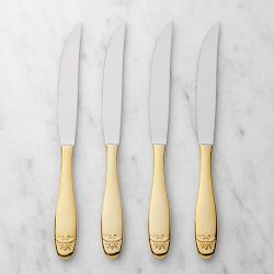 Gold Bee Steak Knives, Set of 4