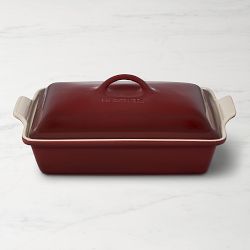 Le Creuset Heritage Stoneware Rectangular CoveRhone Casserole, 12 1/2", Rhone