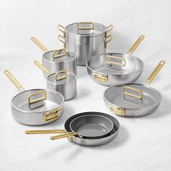 GreenPan Stanley Tucci™ Stainless-Steel Mixed Material 15-Piece Cookware Set