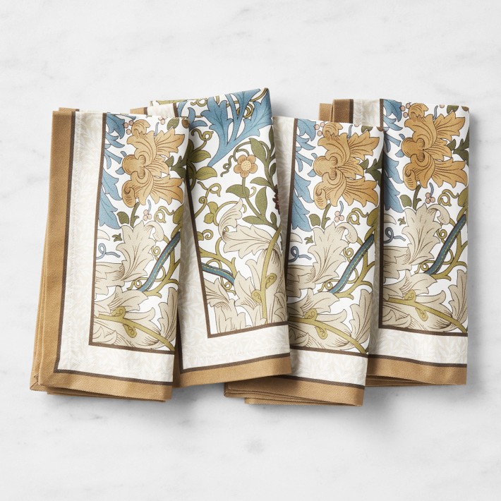 Morris & Co. X Williams Sonoma Compton Napkins Set Of 4 | Williams