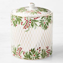 Noel Ceramic Stoneware Cookie Jar