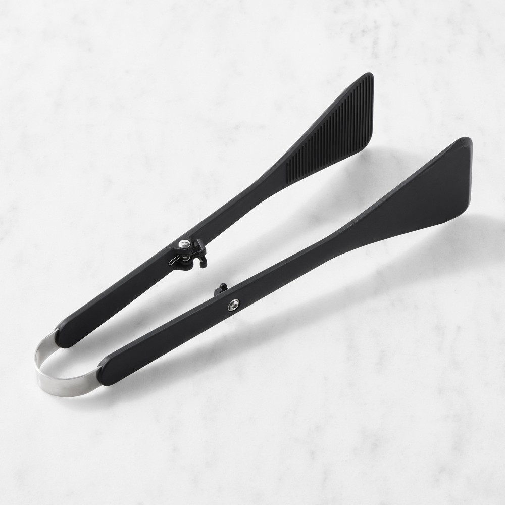 GreenPan™ Premiere Silicone Wide Tongs - Wide Tongs, Black