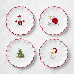 PEANUTS™ x Williams Sonoma Holiday Salad Plates, Set of 4