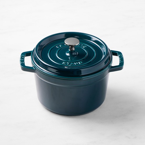 Staub Enameled Cast Iron Deep Oven, 3-Qt., La Mer