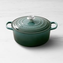 Le Creuset Signature Enameled Cast Iron Round Dutch Oven, 5 1/2-Qt., Ocean