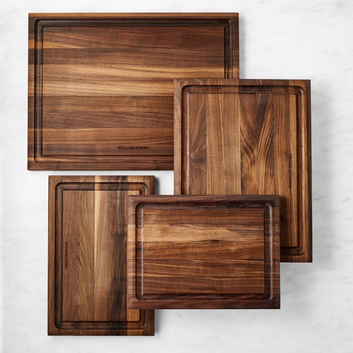 Williams Sonoma Edge-Grain Walnut Wood Carving Board | Williams Sonoma