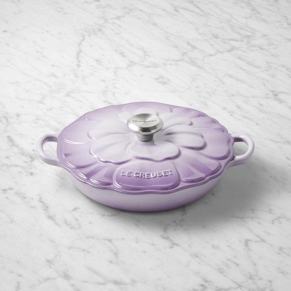 Le Creuset Enameled Cast Iron Petal Braiser, 2 1/4-Qt. - 2 1/4-Qt., Provence