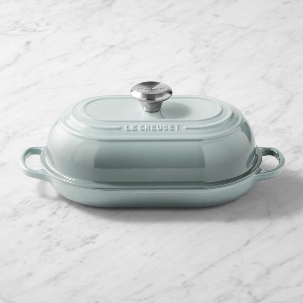 Le Creuset Signature Oval Bread Oven - Sea Salt