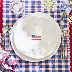 American Flag Salad Plates