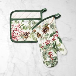 Woodland Berry Oven Mitt & Potholder Set