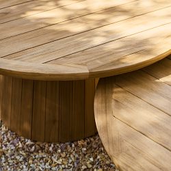 Radius Outdoor Nesting Coffee Tables (36" - 69")