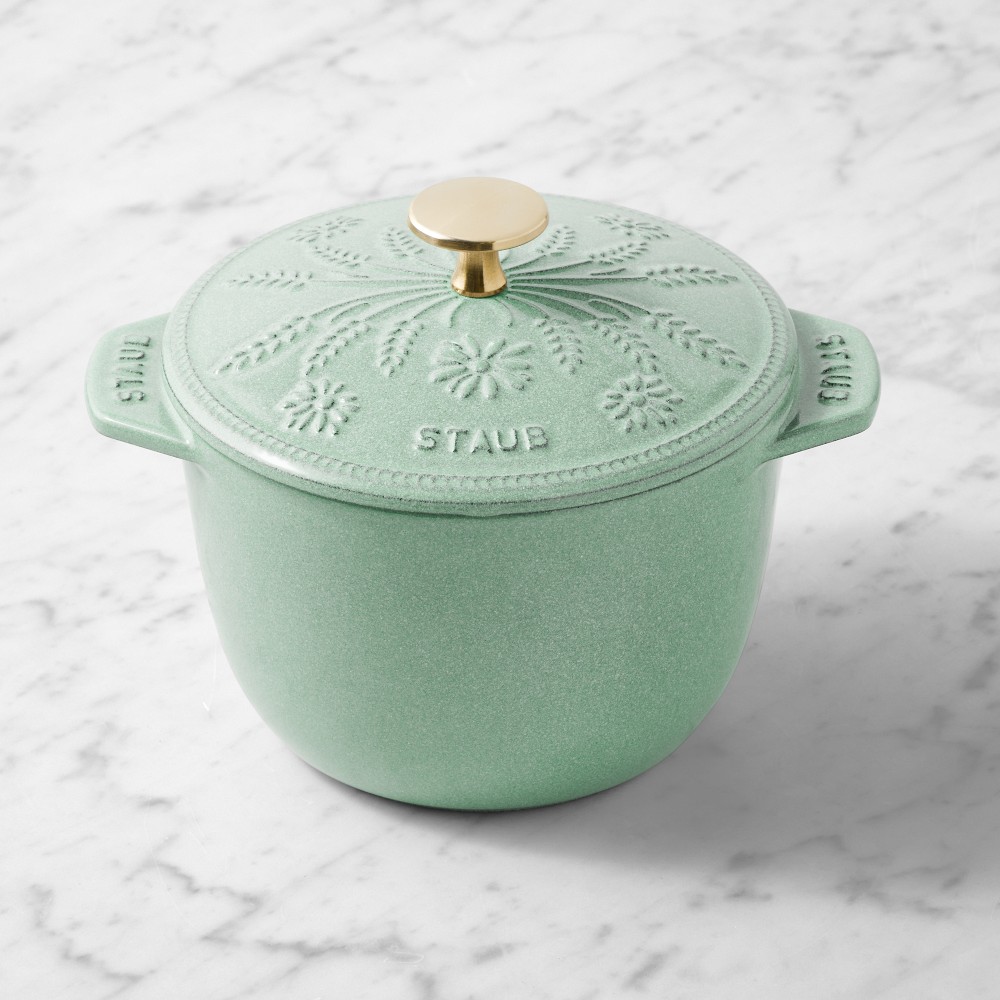 Staub Enameled Cast Iron Floral Demi Oven | Williams Sonoma