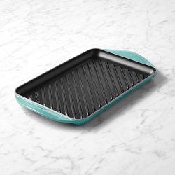 Le Creuset Signature Enameled Cast Iron Skinny Grill, Riviera