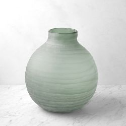 Carved Glass Vase