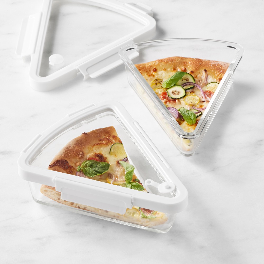 Hold Everything Glass Pizza Storage Containers, 4-Piece Set - 4-Piece Set