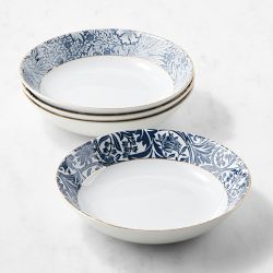 Morris & Co. x Williams Sonoma Bluebell Pasta Bowls, Set of 4, Mixed
