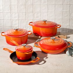 Le Creuset Signature Enameled Cast Iron 9-Piece Cookware Set