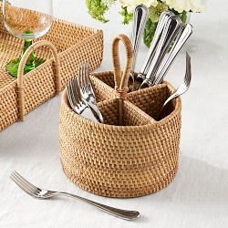 Light Woven Utensil Caddy