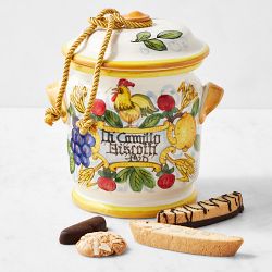 Florentine Rooster Biscotti Jar