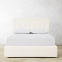 Irving Box-Tufted Upholstered Storage Bed &amp; Headboard