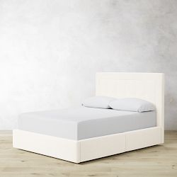 Irving Box-Tufted Upholstered Storage Bed &amp; Headboard