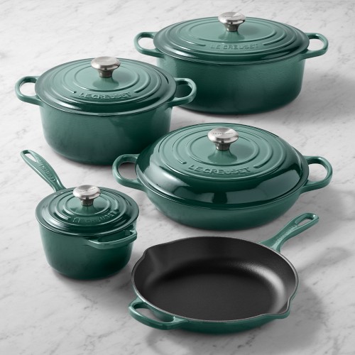 Le Creuset Signature Enameled Cast Iron 9-Piece Cookware Set Simolary simolary.com