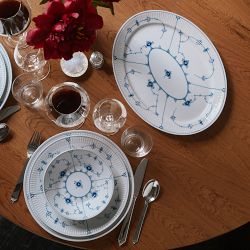 Royal Copenhagen Blue Fluted Oval Plate