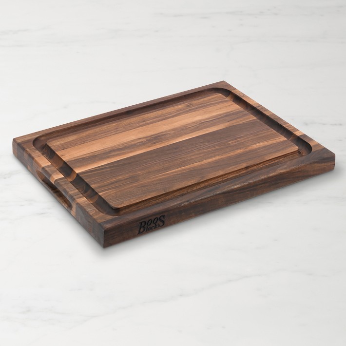 Boos Edge-Grain Cutting & Carving Board, Walnut