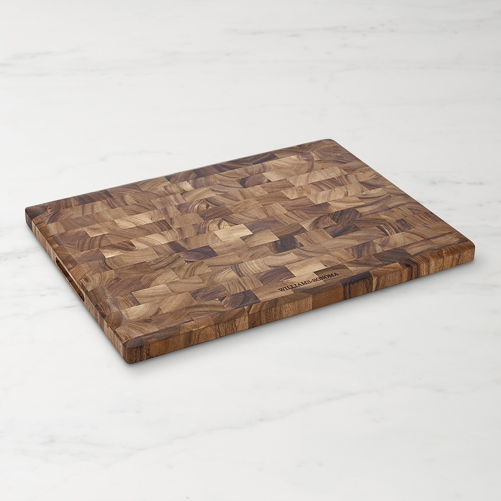 Williams Sonoma End-Grain Cutting Board, Acacia - Acacia, 15" X 20"
