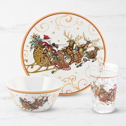 'Twas the Night Kids Melamine Dinnerware Set