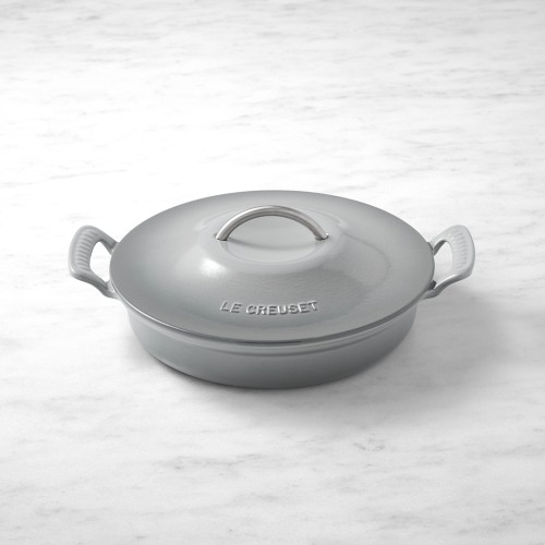 Le Creuset Modern Heritage Enameled Cast Iron Braiser, 3 1/4-Qt., French Grey