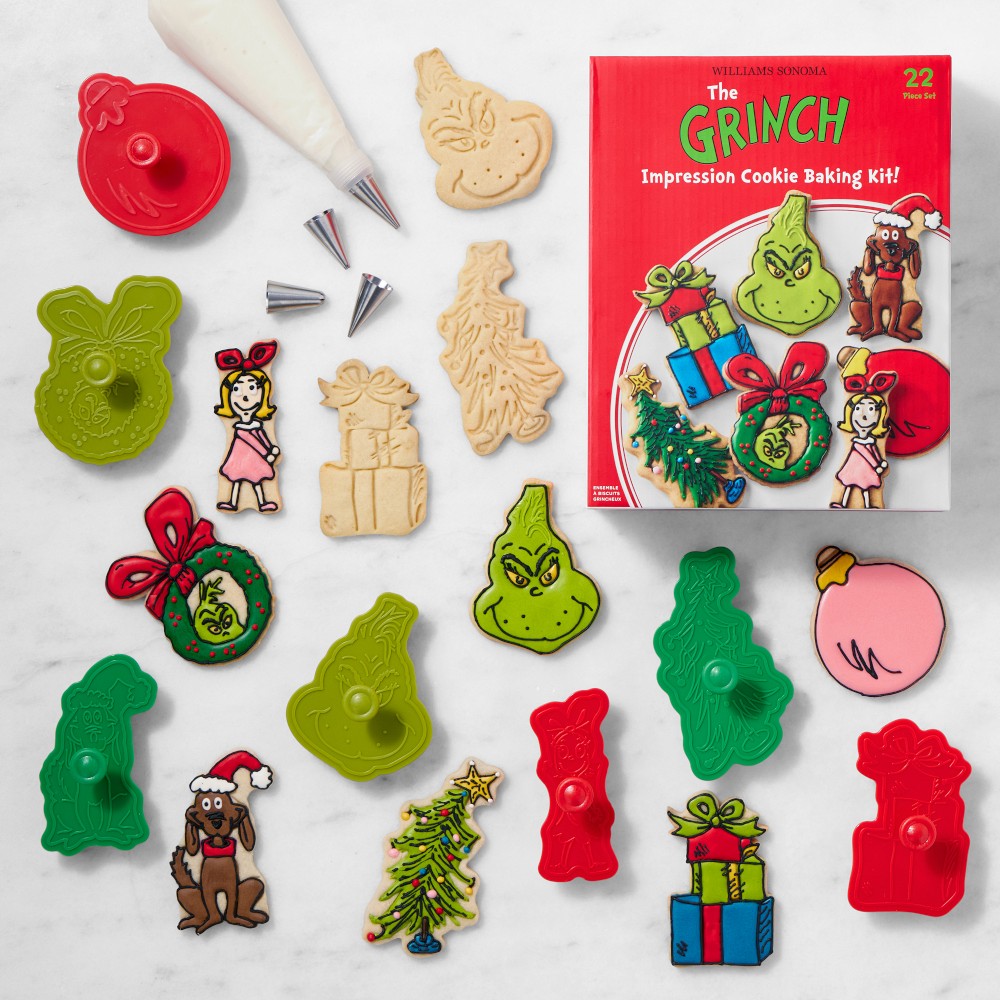 The Grinch™ Christmas Cookie Cutters Set | Williams Sonoma