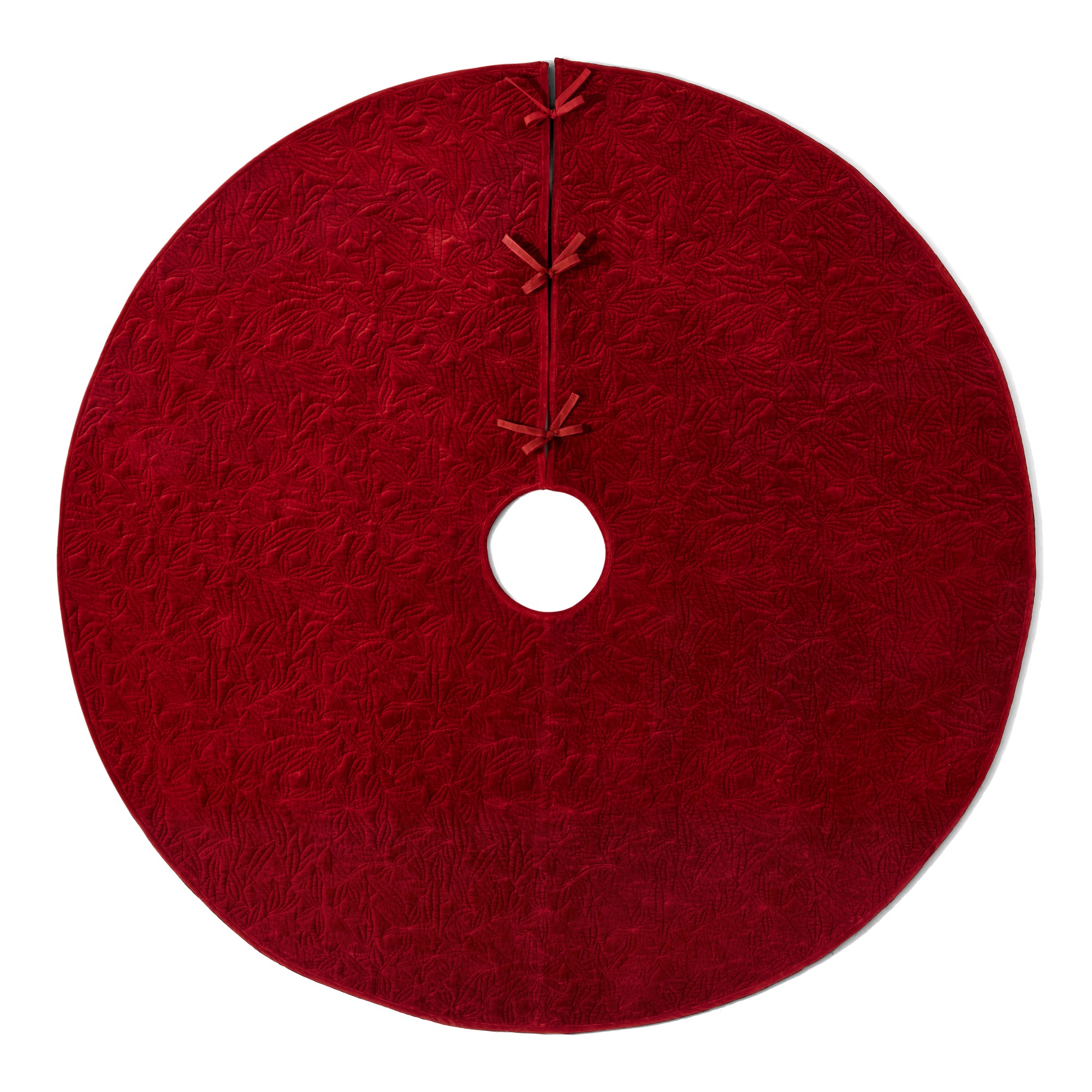 Velvet Quilted Tree Skirt Simolary simolary.com