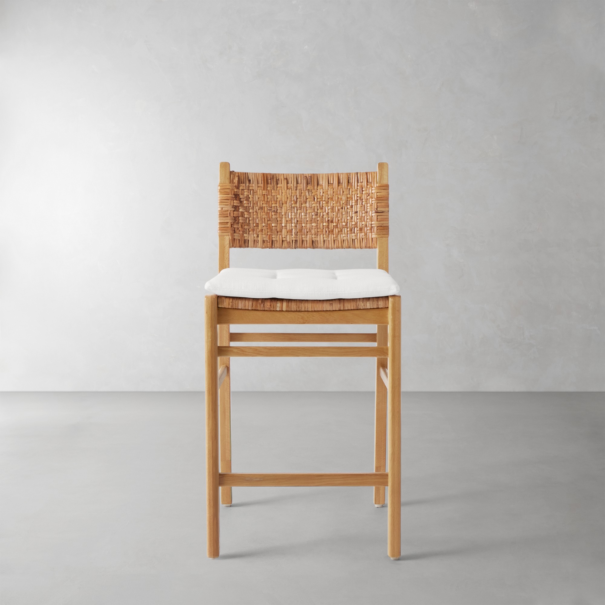 Perennials Performance Basketweave, White