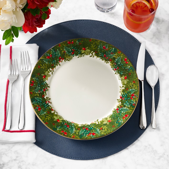 【新品】　WILLIAMS-SONOMA クリスマスプレート Christmas Forest Dinner Plates | Williams Sonoma