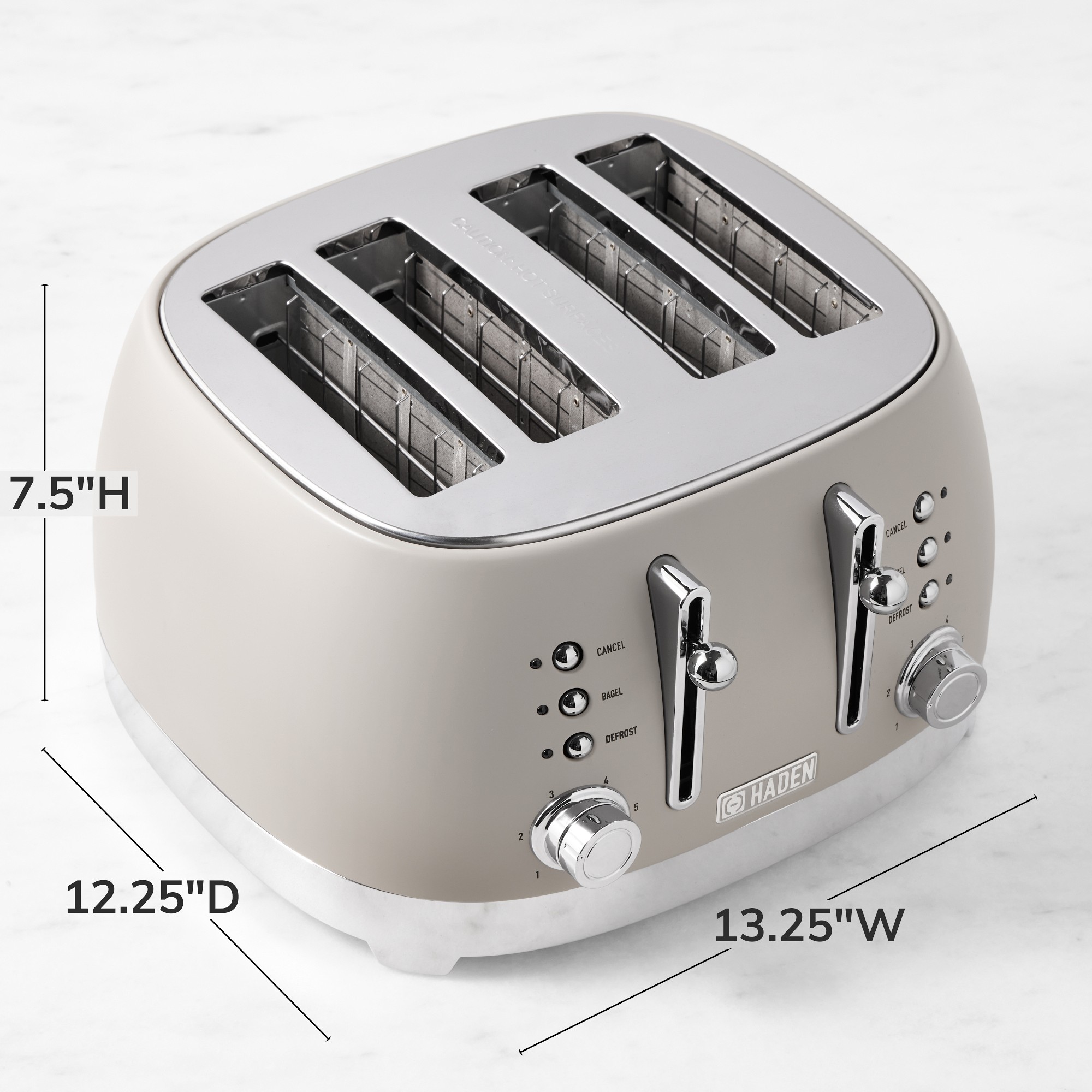 Haden Bristol 4-Slice Toaster Sansujyuku sansujyuku.com