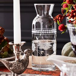 Vintage Etched Carafe