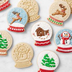 Williams Sonoma Snow Globe Impression Cookie Cutters, Set of 4