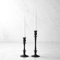 Heirloom Bronze Taper Holders