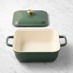 Le Creuset San Francisco Stoneware Square Covered Baker, 3-Qt.